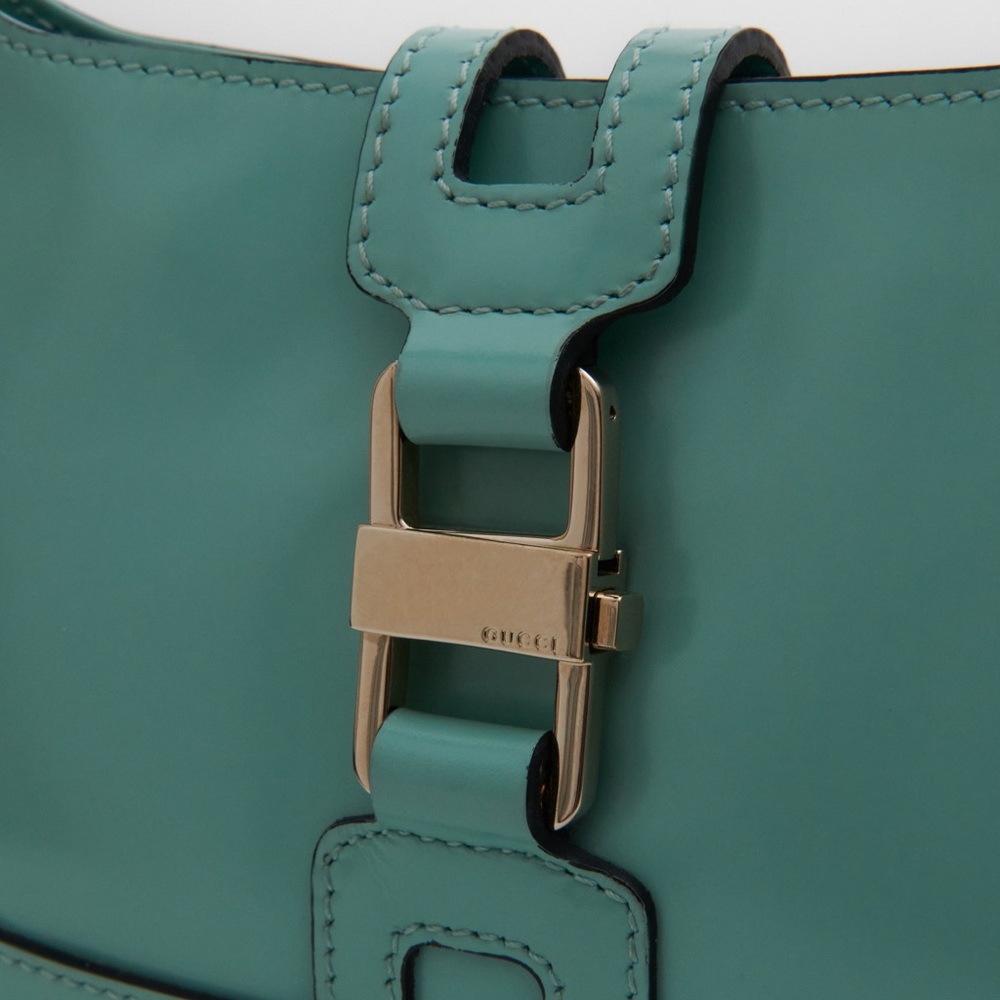 Gucci Mini Jackie Patent Calfskin Bag beautiful Tiffany color 😍🚫SOLD SOLD SOLD 🚫 - Picture 5 of 13